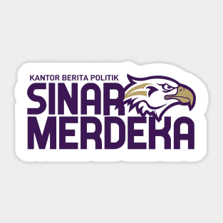 Sinar merdeka Kantor berita politik Sticker